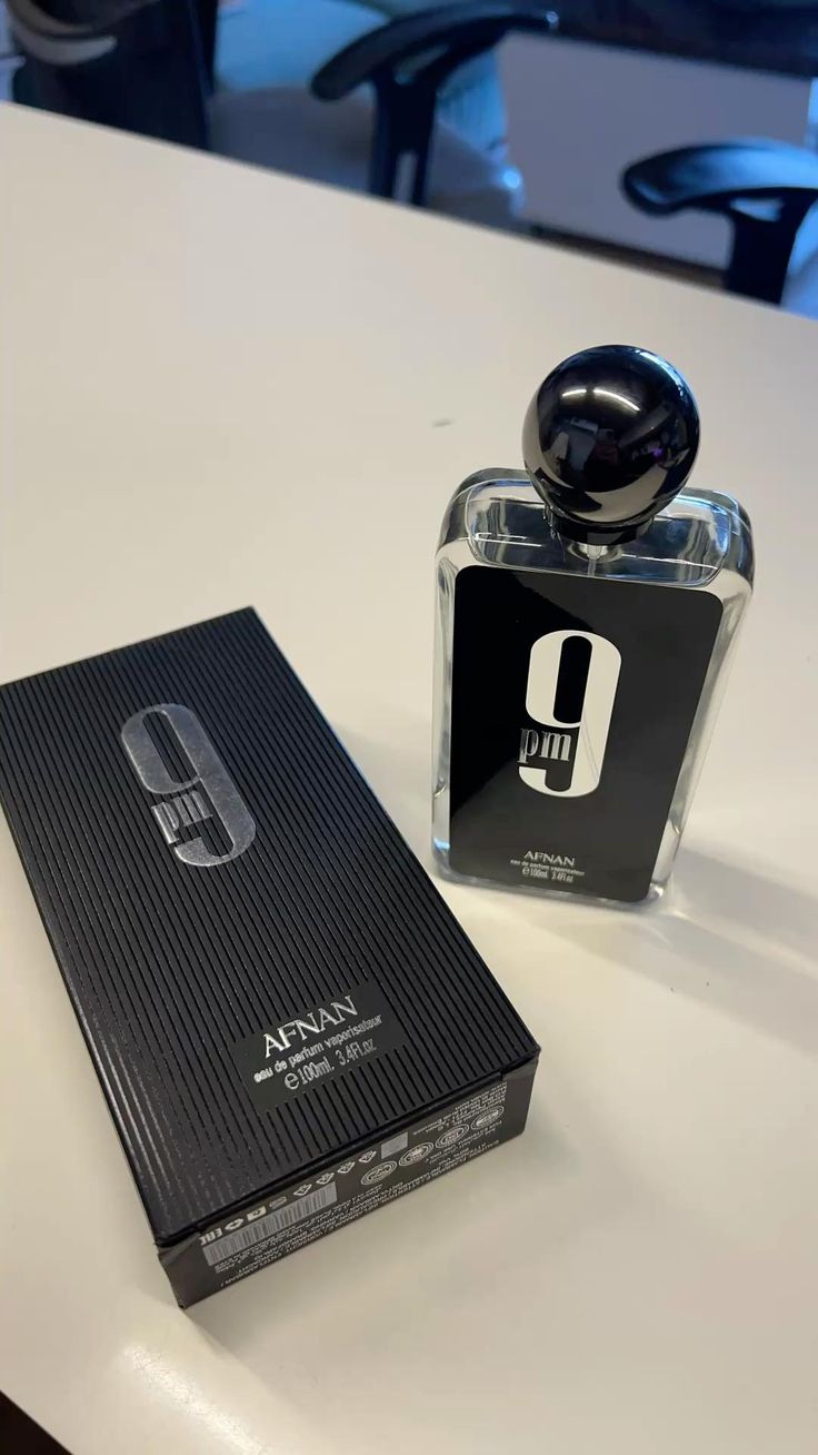 Afnan 9PM Eau de Parfum 100ml bottle and box